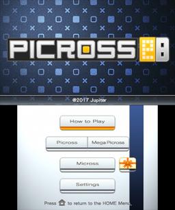 Picross e8 Title Screen